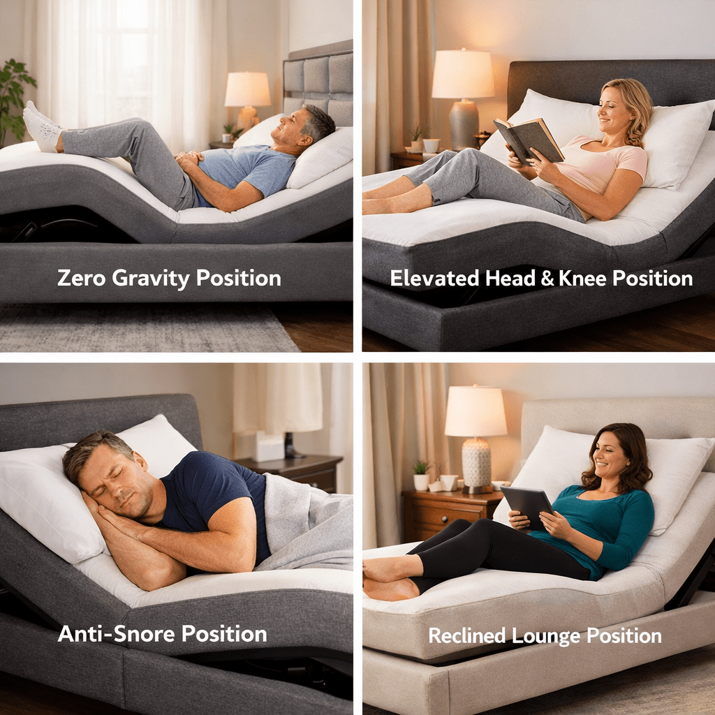 Best Adjustable Bed Positions for Back Pain - Beverly Hills Bed