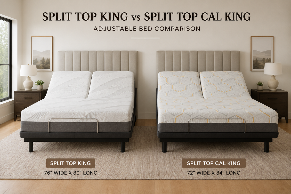 split top king vs split top cal king 