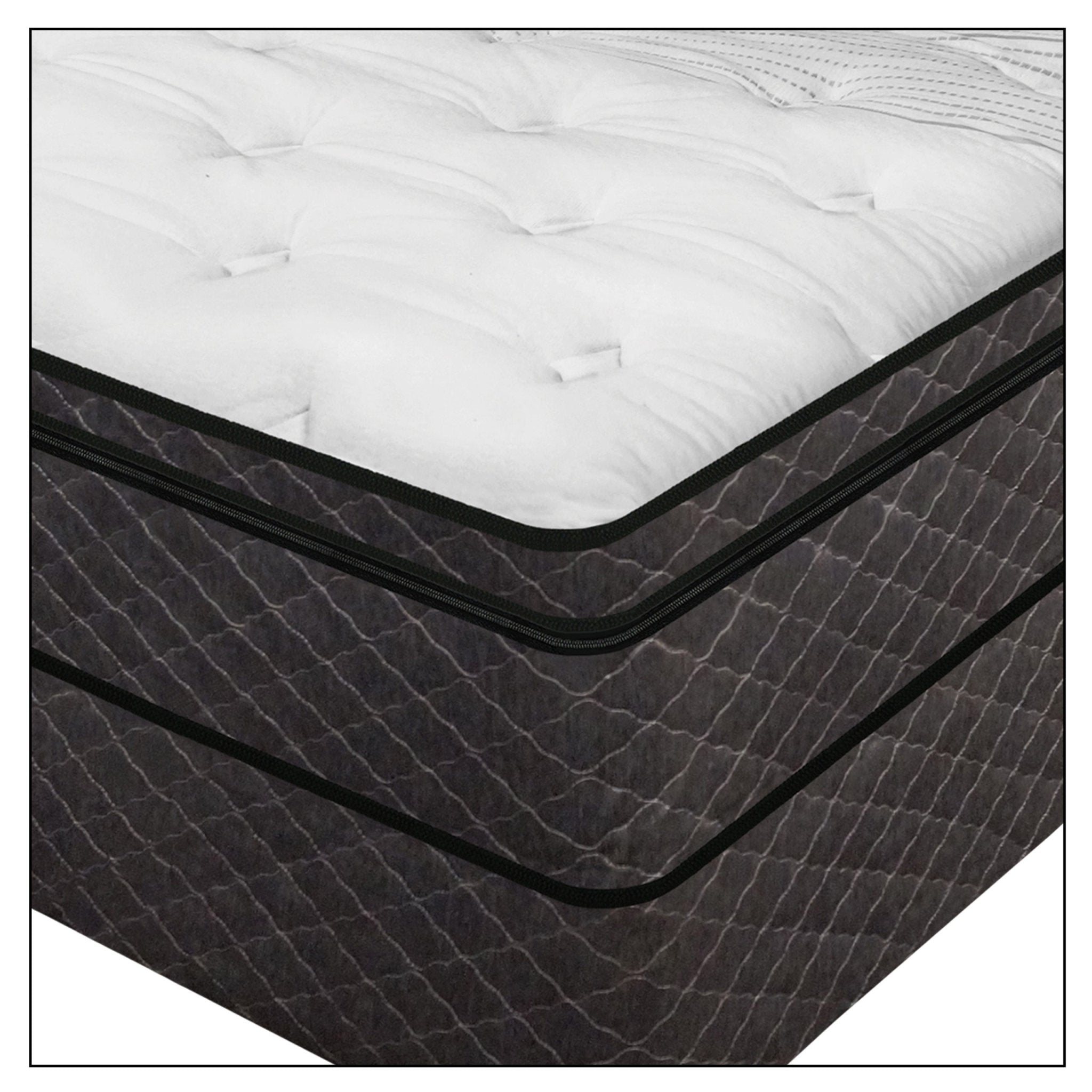 10" Air Adjustable Pillow Top Mattress (dual controls - adjustable firmness) - Beverly Hills Bed