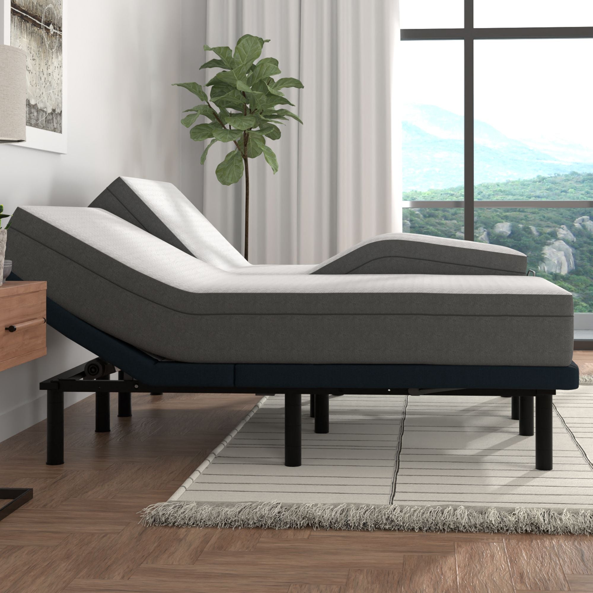 400 Series Adjustable Massaging Base + Choose Mattress