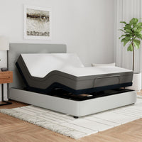"10 inch memory foam mattress with cooling gel for adjustable base bundle"