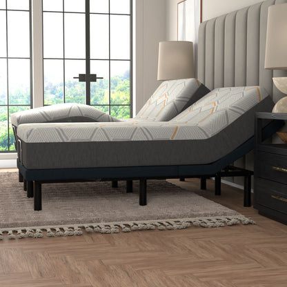 split king 12" memory foam mattresses 