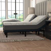 M4 Superior Adjustable Bed Base with Wall hugger, Pillow Tilt, Massage & App Control