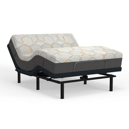 king Adjustable Bed frame with 12" mattress