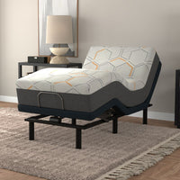 twin adjustable bed with mattress