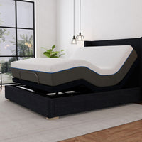 "Firm memory foam mattress edge detail showing reinforced support and quality construction"