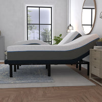 "12 inch firm memory foam mattress showing gel memory foam comfort layers"