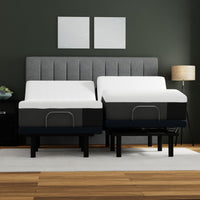 "12 inch soft plush memory foam mattress corner showing premium plush construction"