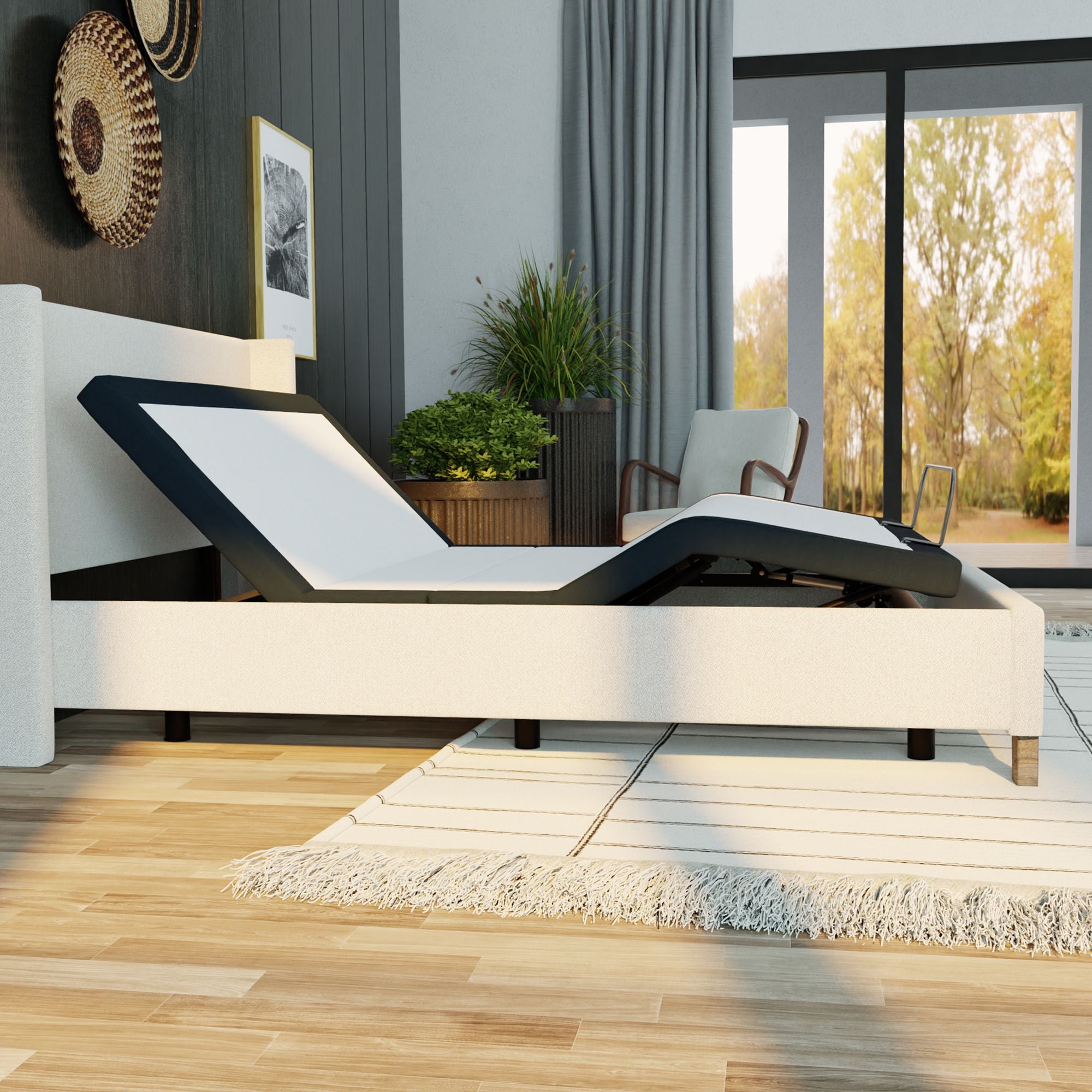 10" Air Mattress + Adjustable Massaging Base