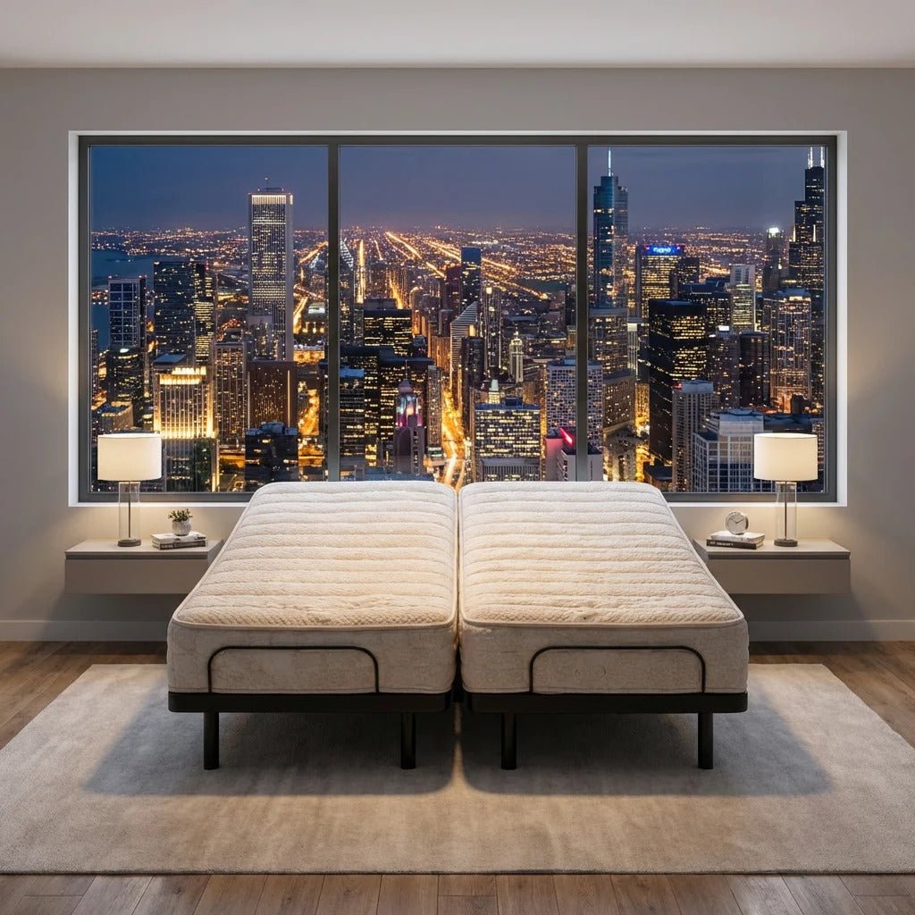 Split Queen mattresses for adjustable bed