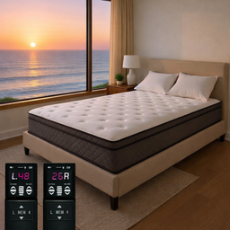 air mattress with dual side adjustability, 