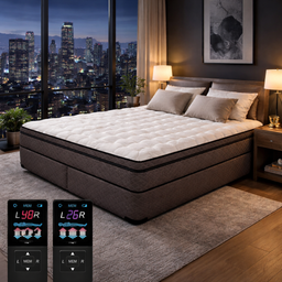 10 inch air mattress with  dual controllable sides, remote  for each side