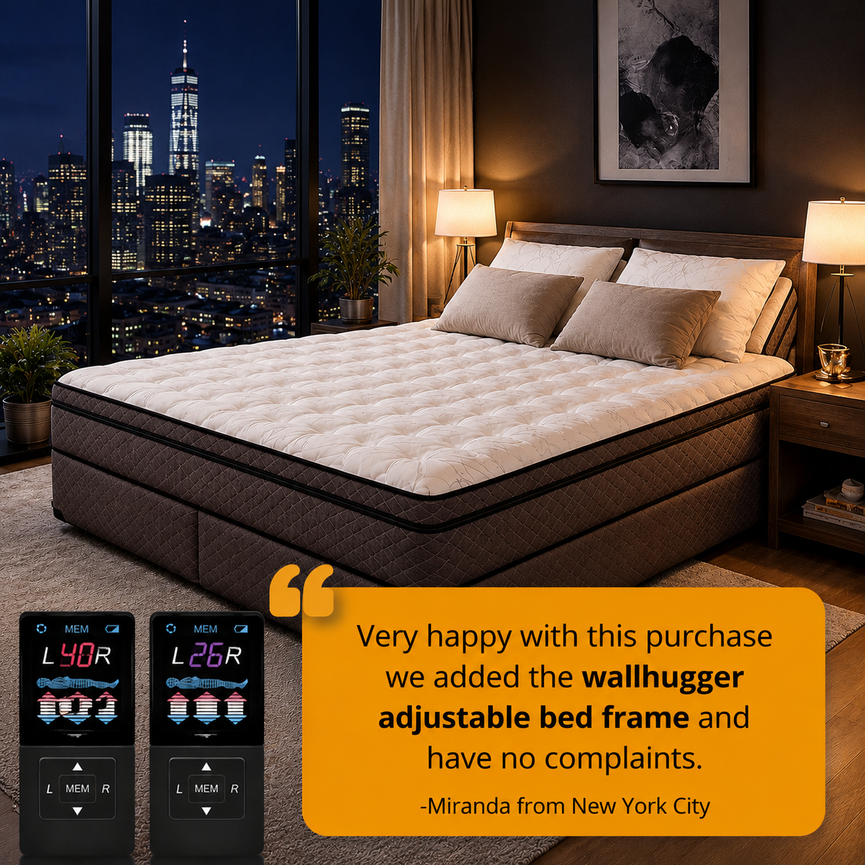Beverly Hills Bed 12" air firmness mattress review 
