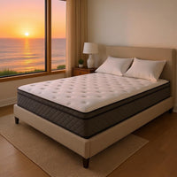 "Queen adjustable air mattress with dual controls"  