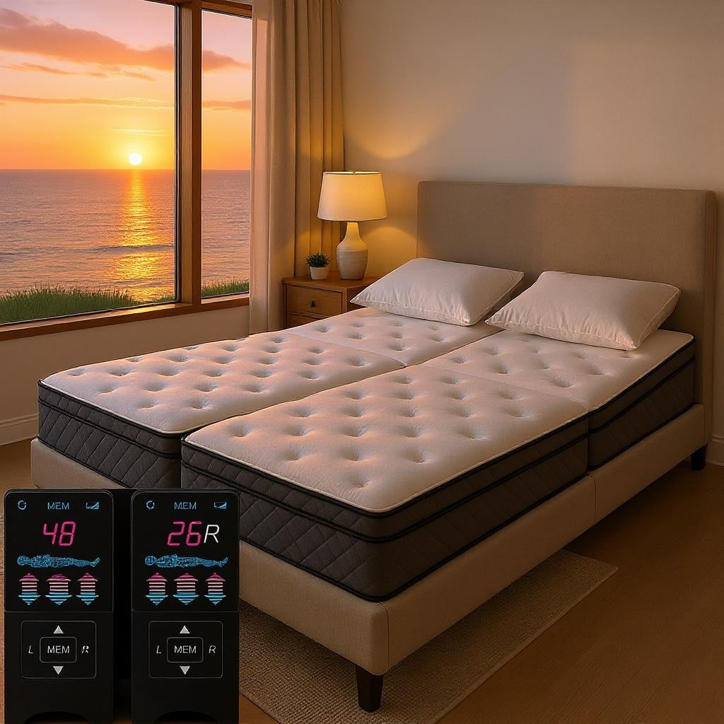 10" Air Mattress + Adjustable Massaging Base