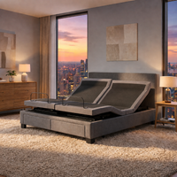 dual king adjustable pillow tilt bed 