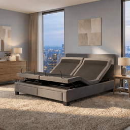 Adjustable Bed Base with Pillow Tilt, Massage & App Control - Beverly Hills Bed