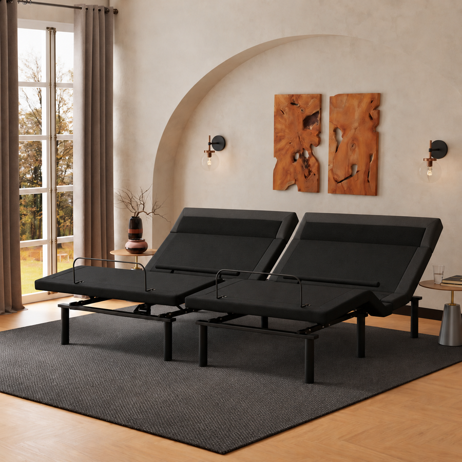 Ergomotion rio6 lumbar pillow tilt adjustable bed