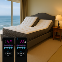 Ergomotion Duetto Adjustable Bed with Split Top Mattress Set