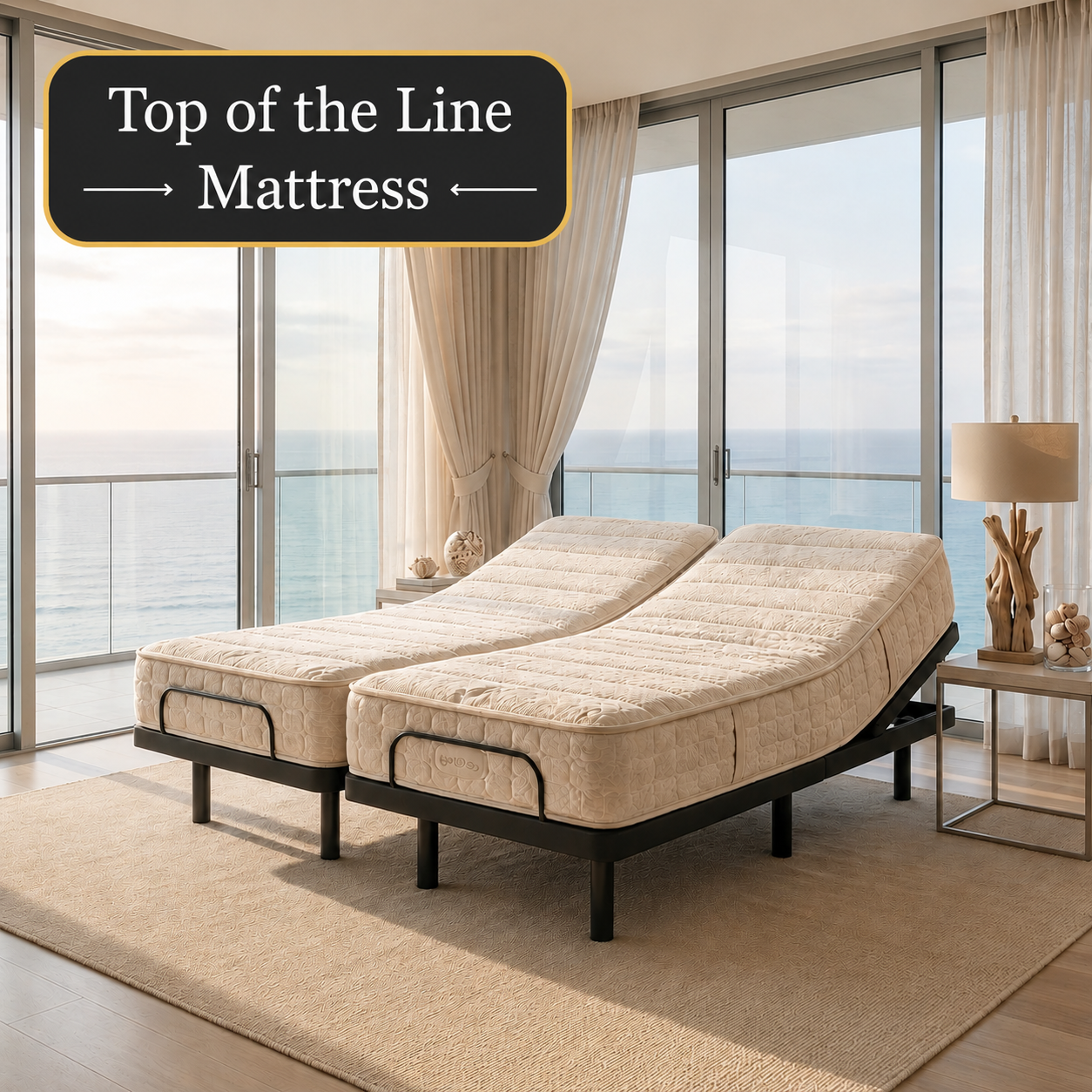 split queen adjustable bed