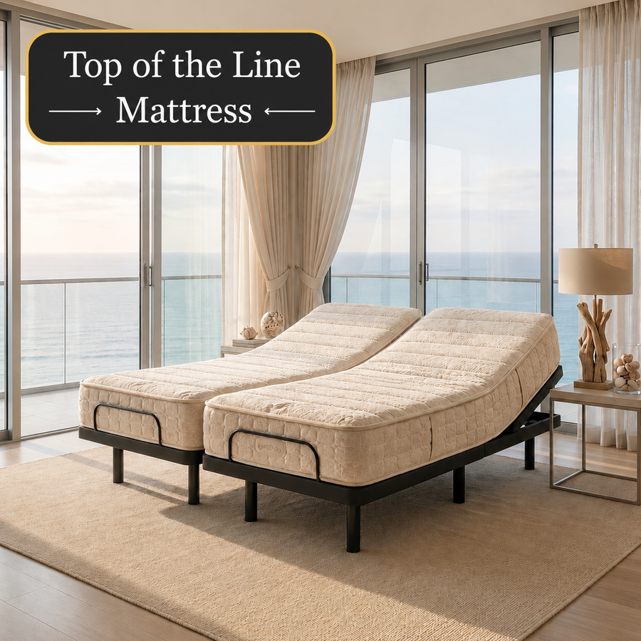 split queen adjustable bed