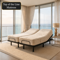 Split queen adjusatble bed set 