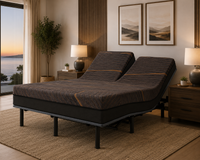 split top mattress with adjustable split top king bed frame  