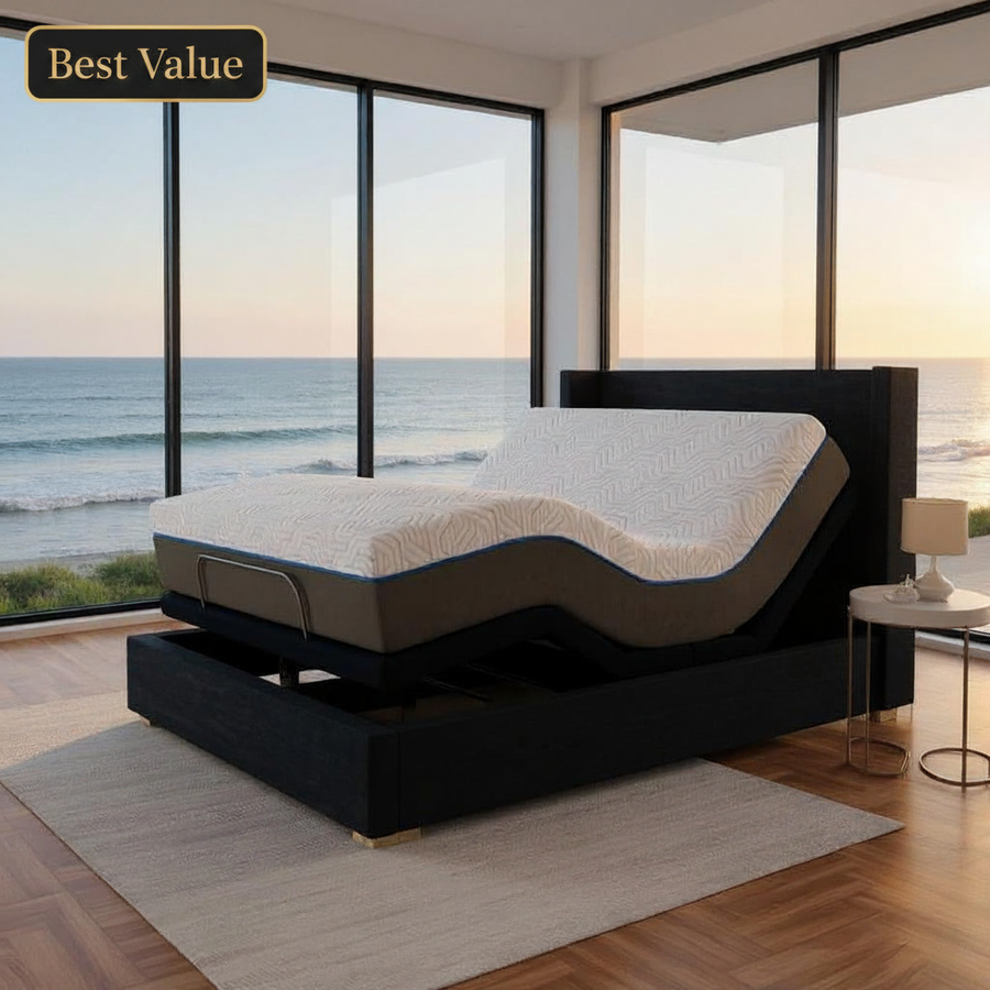 Low priced adjustable bed set