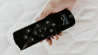  "Split head adjustable bed base with wireless remote controls for dual adjustment"