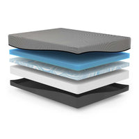 12 inch gel mattress layers with split head flex top design for adjustable bed bases