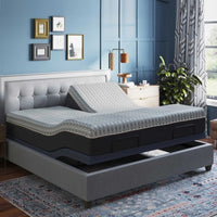 "12 inch copper foam mattress with split top design for adjustable beds medium firm feel"