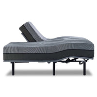 split head medium feel memory foam mattress set 