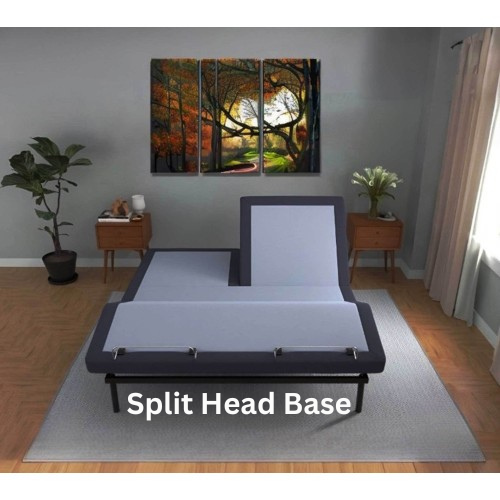 12" Air Mattress + Adjustable Massaging Base