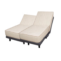 split queen interchangebalke latex mattress adjustable set 