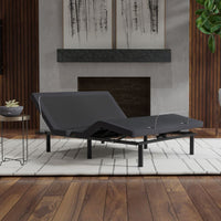 "Twin XL wallhugger adjustable base showing compact design for split configurations"