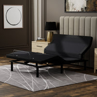 Lumbar pillow tilt adjustable bed base 