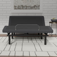 "Wallhugger adjustable base demonstrating zero gravity position and massage features"