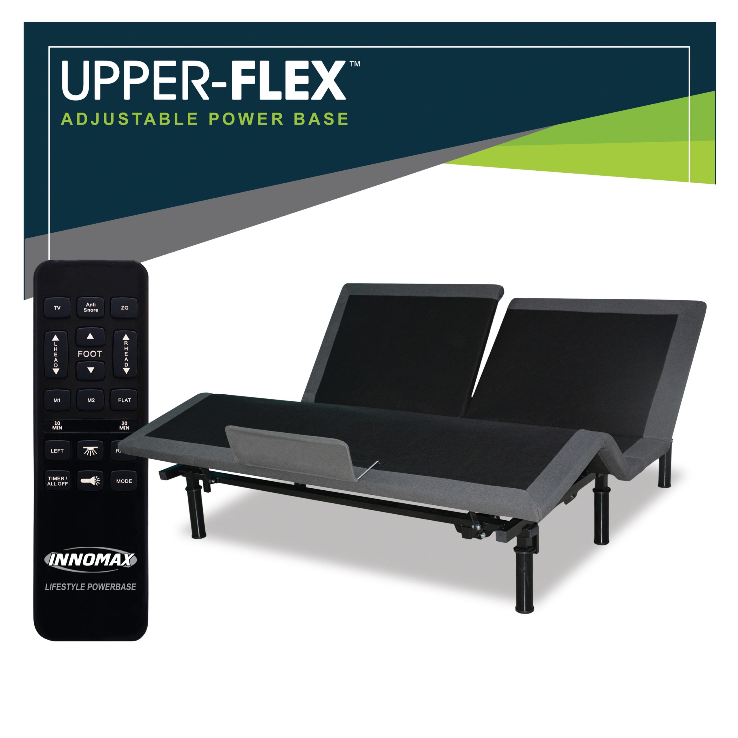 Innomax Upper Flex Split Top Adjustable Bed Base