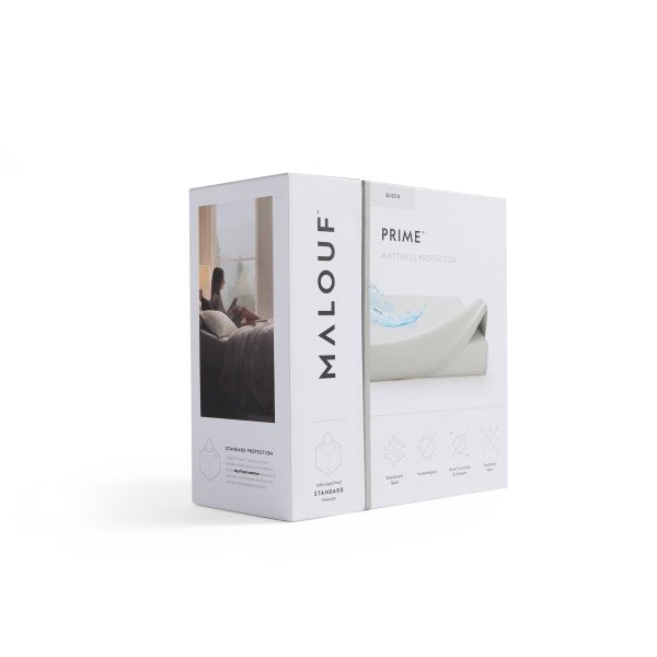 "Prime Classic waterproof mattress protector with smooth hypoallergenic fabric and breathable H2Pro membrane"