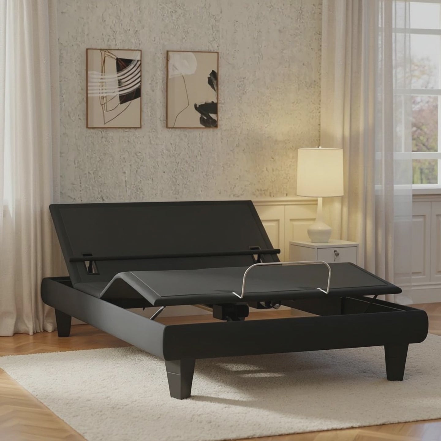 Ergomotion Rio 6 Lumber, Pillow Tilt, Massaging Adjustable Bed Base