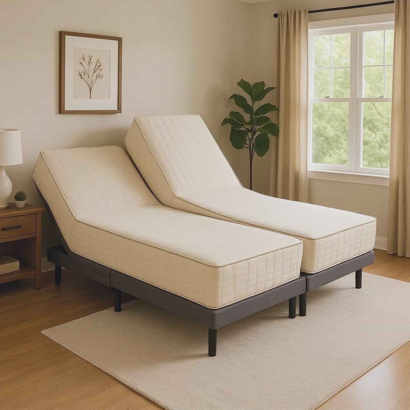 13" Adjust-your-feel 4 layer Dunlop Latex Mattress