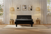 "Rio 6 adjustable bed in modern bedroom setting with elevated head position"