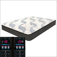 "Dual wireless remote controls for RV air mattress firmness adjustment"
