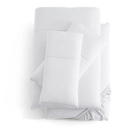 "Stack of breathable bamboo rayon bedding sheets perfect for hot sleepers"