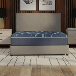 12 inch Active Align Reactive Copper Zoned Mattress medium firmness on modern bed frame