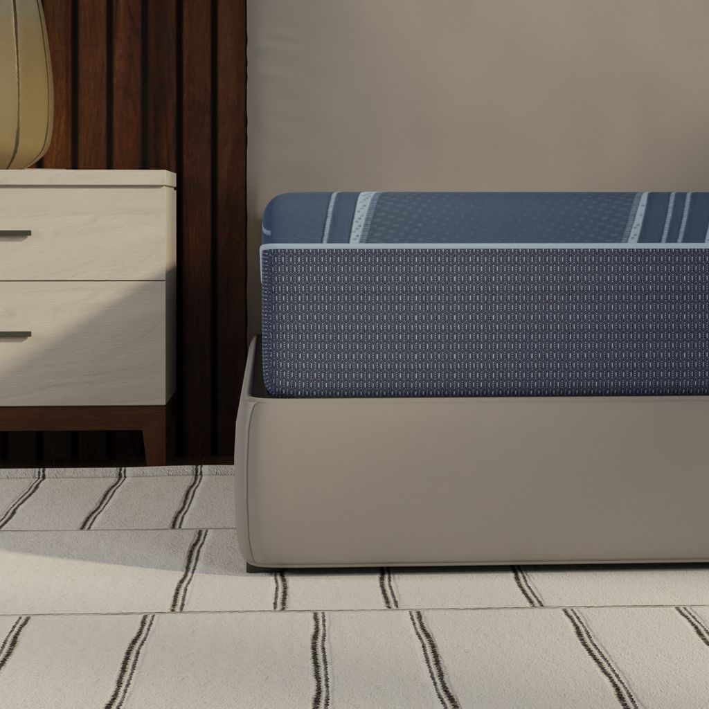 Active Align Copper Zoned Mattress 12 inch medium firmness in bedroom setting